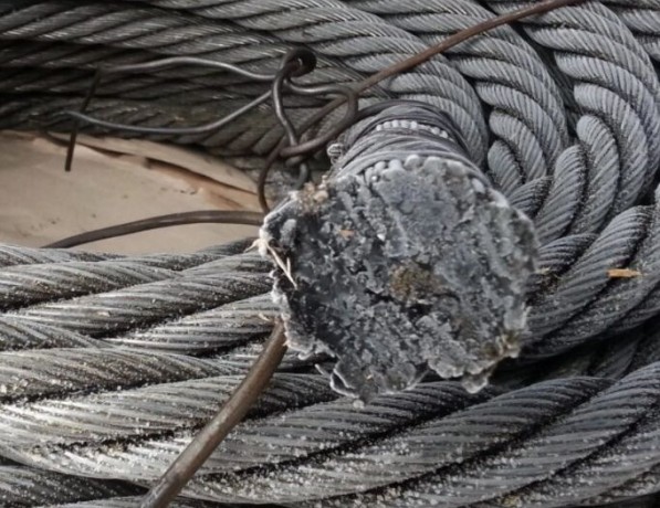 Канат стальной двойной круглопрядный левой свивки 1 ЛК-О 11,5 мм ГОСТ 3081-80 фото