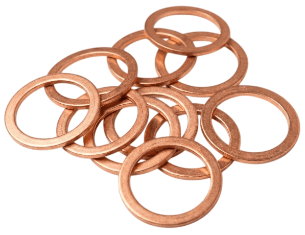 Кольцо медное для пресс фитингов М1 24х29х2 мм DIN 7603 фото