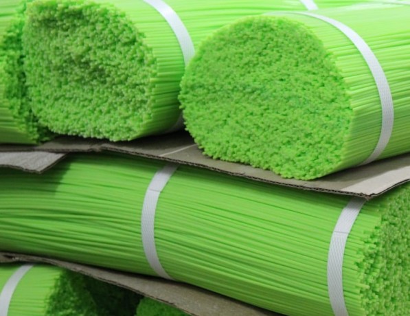 Полипропиленовый ворс зеленый 1х600 мм фото