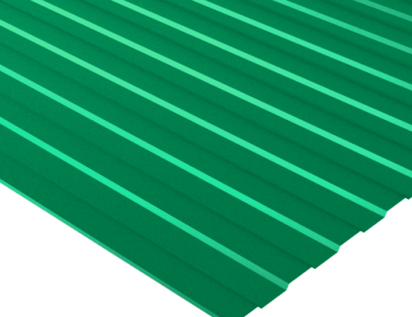 Профнастил стальной стеновой односторонний плоский гладкий сигнальный синий С21 0,5х21х1000х1050 мм ТУ 26.61.12-005-21469636-2019 фото