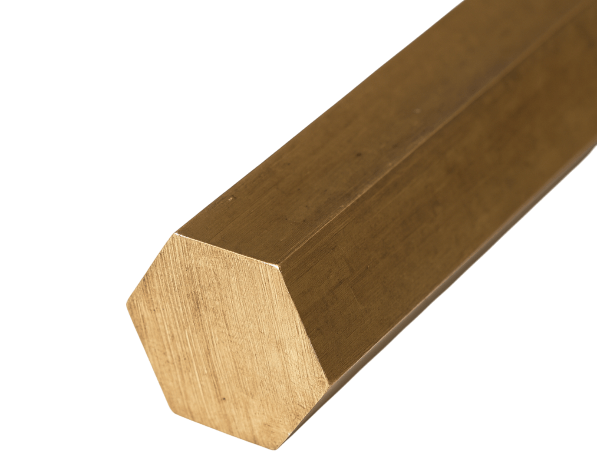 Шестигранник бронзовый прессованный БрОЦ4-3 7 мм ГОСТ 6511-2014 фото