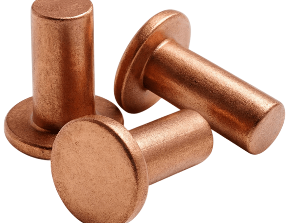 Заклепка медная потайная пустотелая МТ 1,4х8 мм ГОСТ 10300-80 фото